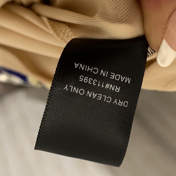 Ark & Co Blue & Gold Rose Dress Size Small - Picture 7 of 7